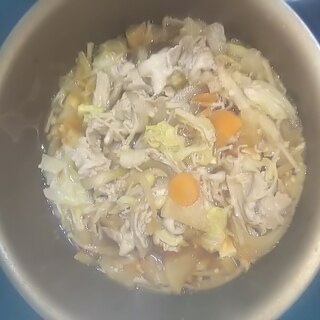 野菜たっぷりすき焼き風豚肉煮